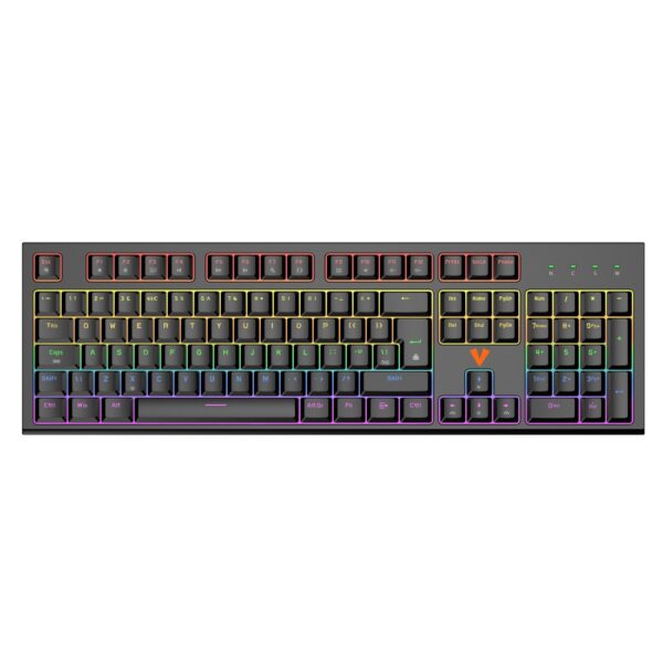 VIDA MAGNA RGB USB Gaming Keyboard with Magnetic-Mechanical Outemu Peach Silent Switches, UK English QWERTY, Black
