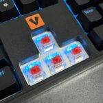 VIDA Mecha Mechanical RGB Gaming Keyboard, Wired USB, Full-Size 105 Keys, UK English QWERTY, Outemu Red Switches, Black