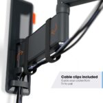 Vogel's COMFORT TVM 3445 Full-Motion+ TV Wall Mount for 32-65" Screens, 25kg Max, 180° Swivel, Black