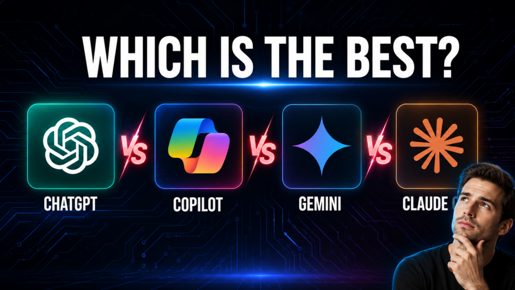 ChatGPT vs Gemini vs Claude vs Copilot