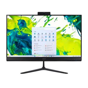 Acer Aspire C24 All-in-One Computer, 23.8" Full HD, AMD Ryzen 5 340, 16GB RAM, 1TB SSD, Windows 11 Home, Black