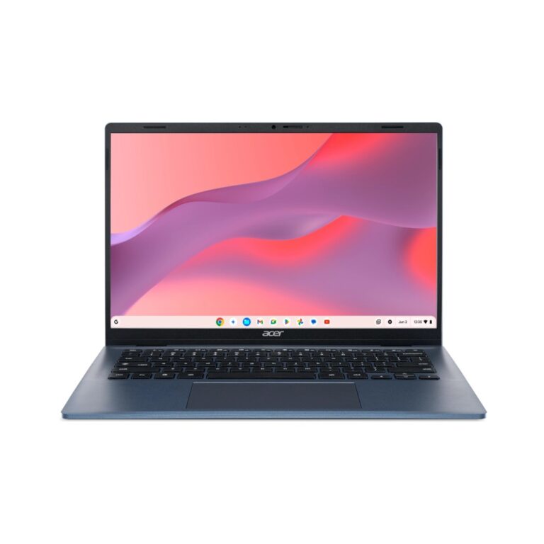 Acer Chromebook 314 14" WUXGA IPS Laptop, MediaTek Kompanio 540, 4GB RAM, 64GB eMMC, ChromeOS, Blue