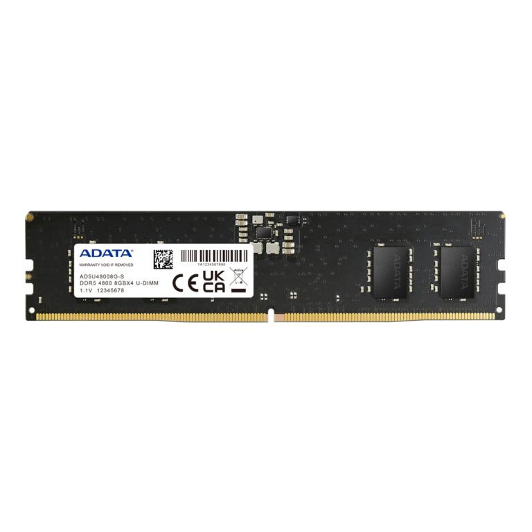 Adata 8 GB DDR5 4800 MHz ECC Memory Module 1 x 8 GB 288-pin DIMM