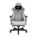 Anda Seat Kaiser 3 L Gaming Chair Fabric Grey 4D Armrest Lumbar Support Max 120 kg