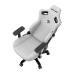 Anda Seat Kaiser 3 L Gaming Chair Fabric Grey 4D Armrest Lumbar Support Max 120 kg