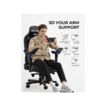 Anda Seat Kaiser 4 Series Gaming Armchair, Faux Leather, Black, 120 kg Max Weight