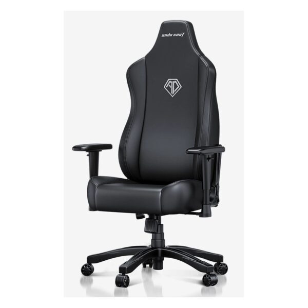 Anda Seat Novis Ergonomic Gaming Chair, 155° Recline, 2D Armrests, 90kg Max Weight - Black