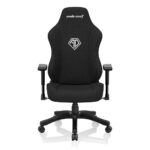 Anda Seat Phantom 3 PC Gaming Chair Steel Fabric Black Max User Weight 100 kg