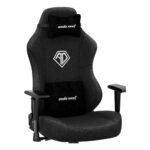 Anda Seat Phantom 3 PC Gaming Chair Steel Fabric Black Max User Weight 100 kg
