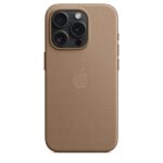 Apple FineWoven Case with MagSafe for iPhone 15 Pro 6.1" - Taupe