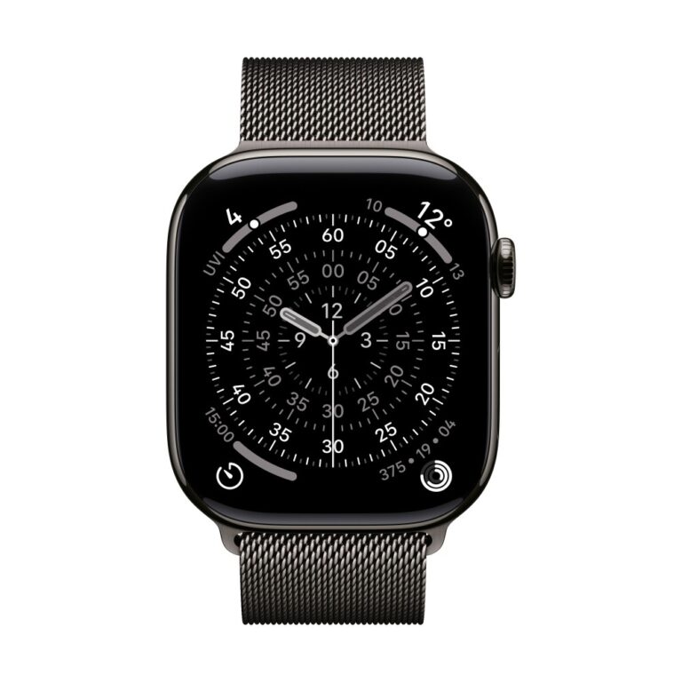 Apple Milanese Loop Stainless Steel Smartwatch Band M/L 44/45/46/49mm Slate