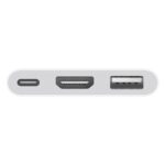 Apple USB-C Digital AV Multiport Adapter USB-C to HDMI, USB-A and USB-C White
