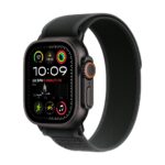 Apple Watch Ultra 2 Smartwatch 49mm GPS + Cellular Black Titanium Case with Black Trail Loop M/L watchOS 11 64 GB
