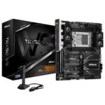 ASRock TRX50 WS Extended ATX Motherboard, Socket sTR5, AMD TRX50, DDR5, Wi-Fi 6E, Black
