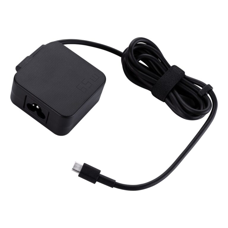 ASUS 65W USB-C Laptop AC Power Adapter, USB-PD 3.0, 1.6m Cable, Black