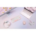 ASUS Fragrance MD101 Ambidextrous Wireless Optical Mouse, 2400 DPI, 2.4 GHz / Bluetooth 5.3 - Pink