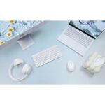 ASUS Fragrance MD101 Wireless Optical Mouse, 2400 DPI, 2.4 GHz & Bluetooth - White