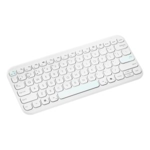 ASUS Marshmallow KW100 Wireless Bluetooth 75% Scissor Switch Keyboard - White