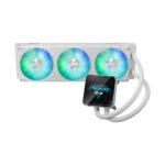 ASUS Prime LC II 360 ARGB White All-in-One Liquid CPU Cooler with 3.95" IPS Display
