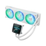 ASUS Prime LC II 360 ARGB White All-in-One Liquid CPU Cooler with 3.95" IPS Display