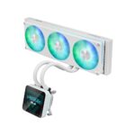 ASUS Prime SLC II 360 ARGB All-in-One Liquid CPU Cooler, 3 x 120 mm Fans, 3.95" IPS Display, LGA 1851/1700/AM5/AM4, White