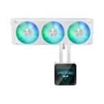 ASUS Prime SLC II 360 ARGB All-in-One Liquid CPU Cooler, 3 x 120 mm Fans, 3.95" IPS Display, LGA 1851/1700/AM5/AM4, White