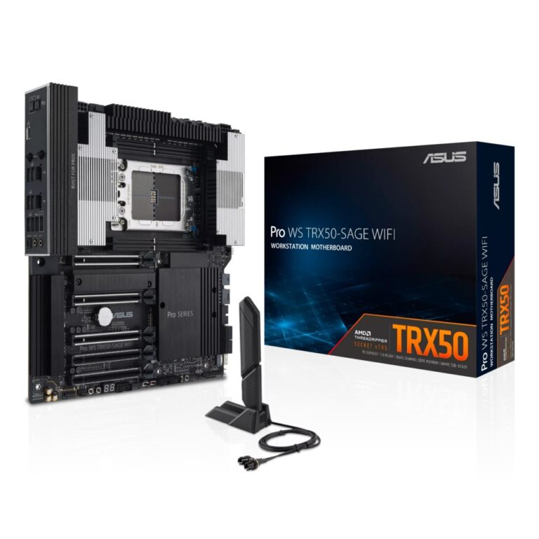 ASUS Pro WS TRX50-SAGE WIFI Workstation Motherboard Socket sTR5 AMD TRX50 SSI CEB DDR5