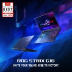 ASUS ROG Strix G16 16" 165Hz Gaming Laptop AMD Ryzen 9 16GB RAM 1TB SSD NVIDIA GeForce RTX 5070 Windows 11