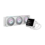 ASUS ROG Strix LC IV 360 ARGB White Liquid CPU Cooler, 5.08" IPS Display, LGA 1700, AM4, AM5, LGA 1851
