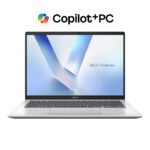 ASUS Vivobook 14 Copilot+ Laptop, 14" WUXGA IPS-Level Display, Intel Core Ultra 5 325, 16 GB RAM, 512 GB SSD, Windows 11 Home, Cool Silver