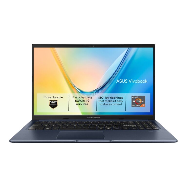 ASUS Vivobook 15 M1502XA-BQ001W 15.6" Full HD Laptop AMD Ryzen 9 7940HS 16GB DDR5 512GB SSD Windows 11 Home Quiet Blue