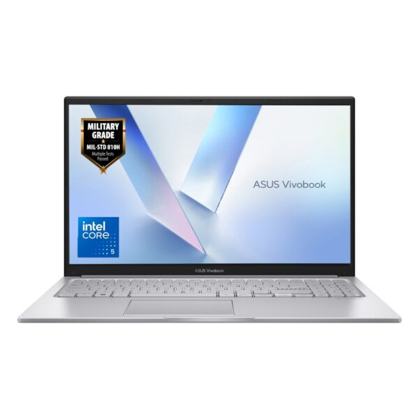 ASUS Vivobook 15 X1504MA-BQ055W 15.6" Full HD Laptop Intel Core 7 350 16GB DDR5 512GB SSD Windows 11 Home Cool Silver