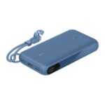 Belkin 20000 mAh Power Bank 20W with Built-In Display and 3 Ports Blue