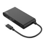 Belkin AVC021HQBK 5-in-1 USB-C Hub, 4x USB-C 10Gbps, 4K 60Hz HDMI, 100W Power Delivery - Black