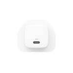 Belkin BoostCharge 25W USB-C PD 3.1 Wall Charger with 1m USB-C Cable - White