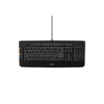 Belkin F1DN008KBDUK KVM Remote Control with Integrated Keyboard, Wired USB, English, Numeric Keypad, Black