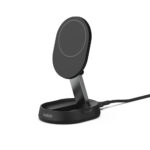 Belkin WIA008MYBK Qi2 15W Fast Wireless Charging Stand and Pad with 20W USB-C Adapter - Black