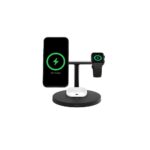 Belkin WIZ032MYBK 3-in-1 Wireless Charging Pad for Smartphone Headset Watch Qi2 40W 1.5 m Black