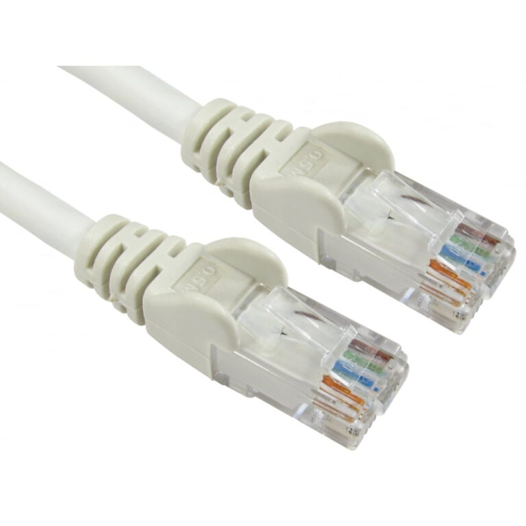 Cables Direct Cat6 Gigabit Ethernet Network Cable, RJ-45 to RJ-45, U/UTP, 2m - White