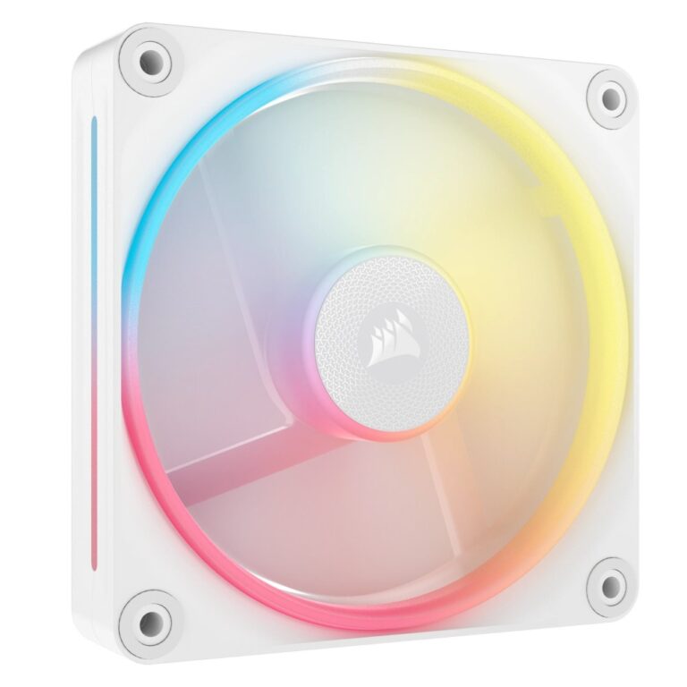 Corsair iCUE LINK LX120-R RGB 120 mm Computer Case Fan, White