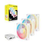 Corsair iCUE LINK LX120-R RGB Computer Case Fan 12 cm White 3 Pack