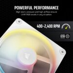 Corsair iCUE LINK LX120-R RGB Computer Case Fan 12 cm White 3 Pack