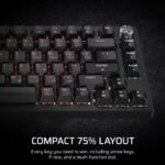 Corsair K65 Plus Wireless Gaming Keyboard 75% Mechanical UK English Black