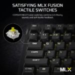 Corsair K65 Plus Wireless Gaming Keyboard 75% Mechanical UK English Black