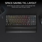 Corsair K70 Core TKL Wireless Gaming Keyboard Mechanical UK English USB RF Bluetooth Black