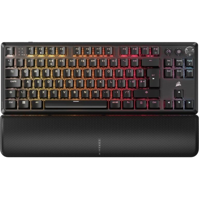 Corsair K70 Core TKL Wireless Gaming Keyboard Mechanical UK English USB RF Bluetooth Black