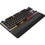 Corsair K70 Pro TKL Gaming Keyboard Wired Tenkeyless Magnetic-Mechanical MGX V2 Switches QWERTZ UK Layout RGB Black
