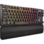 Corsair K70 Pro TKL Gaming Keyboard Wired Tenkeyless Magnetic-Mechanical MGX V2 Switches QWERTZ UK Layout RGB Black