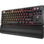 Corsair K70 Pro TKL Gaming Keyboard Wired Tenkeyless Magnetic-Mechanical MGX V2 Switches QWERTZ UK Layout RGB Black