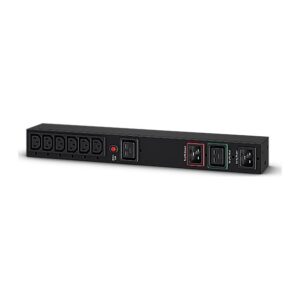 CyberPower MBP20HVIEC6A 1U Rackmount UPS Maintenance Bypass Switch 16A 200-240V - Black